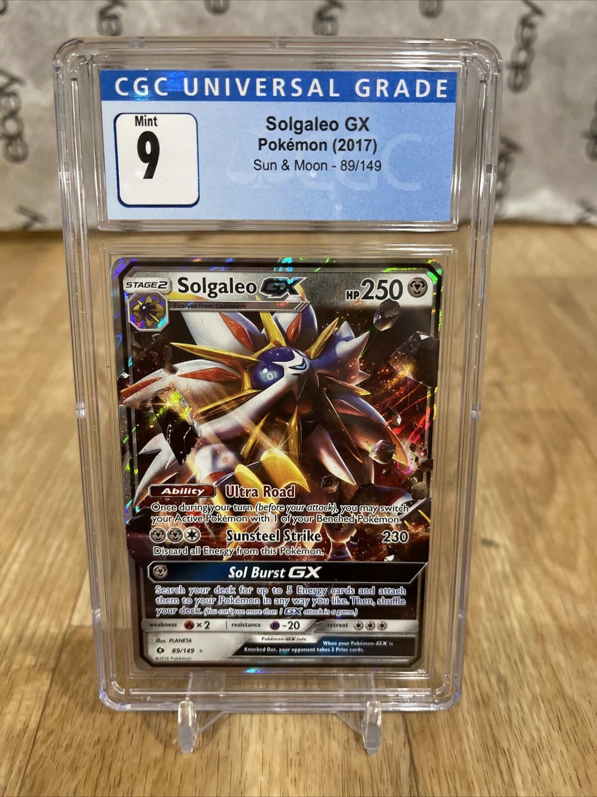 Solgaleo GX - Sun & Moon Pokémon card 89/149