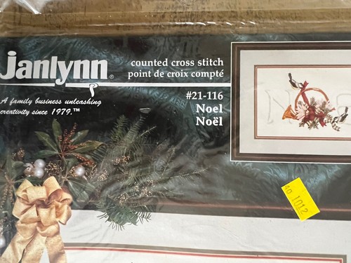 Janlynn Noel Cross Stitch Kit Horn Birds 21116 - Picture 2 of 4