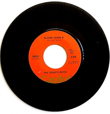 BEACH BOYS - Youre So Good To Me / Sloop John B - Vinyl 45rpm Capitol 5602 Surf 