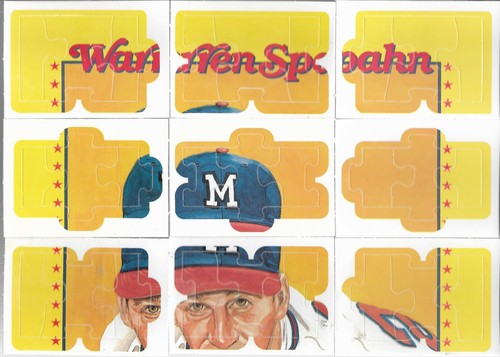 1989 Donruss Puzzle Warren Spahn 21 Piece Baseball Vintage - Picture 7 of 12