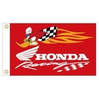 Banner Honda 3x5ft Flag Racing Sign Garage Wall Ft Car Decor Motocross Show Shop