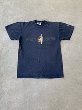 Vintage Maui and Sons T-shirt 80s 90s Beach Surf Skate Size M Single Stitch USA