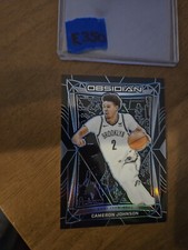 Cameron Johnson 2023-24 Panini Obsidian /30 Electric Etch Blue #65 Nets - E350