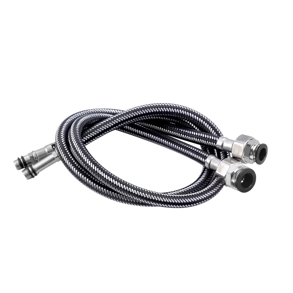 Shower Mixer Tap Outlet 1/2" with Push Fit Tails For Caravan Motorhome