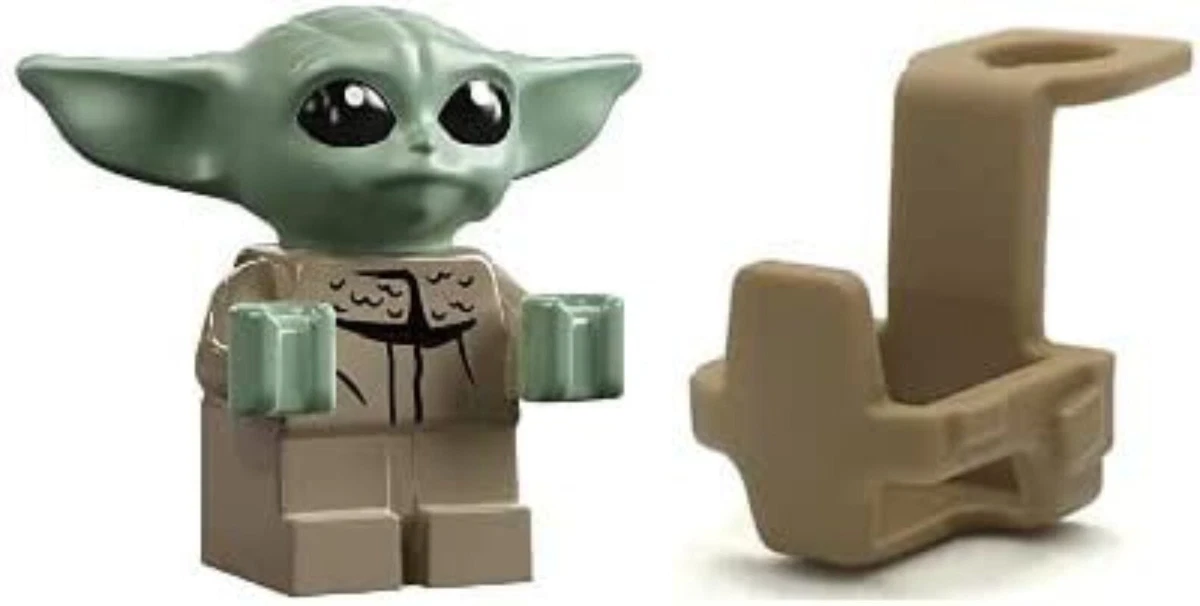 LEGO Star Wars The Child Grogu Baby Yoda Minifigure with Carrier Backpack