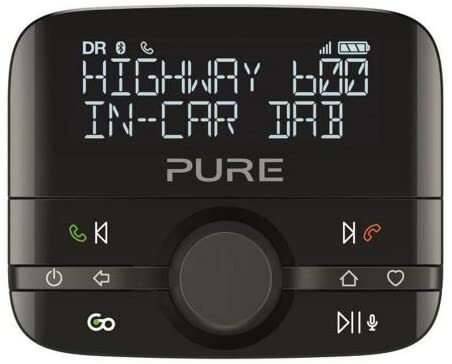 PURE HIGHWAY 600 V2 SAMOCHODOWE DAB + DAB CYFROWE RADIO FM ADAPTER BLUETOOTH LCD