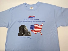 Vtg APWU American Postal Workers Union Martin Luther King LA T-Shirt XL Murina