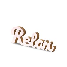 Schriftzug Relax Love Home Hello Liebe Pastell Rosa Holz Tischdeko Deko Wohndeko