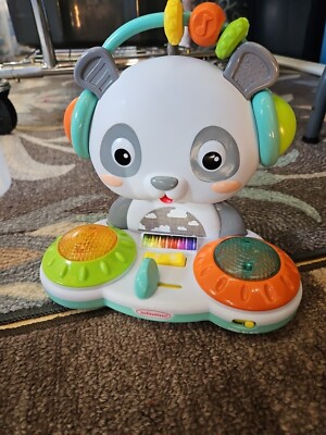 Infantino Go Gaga Spin & Slide Panda DJ Toy Musical Interactive Learning