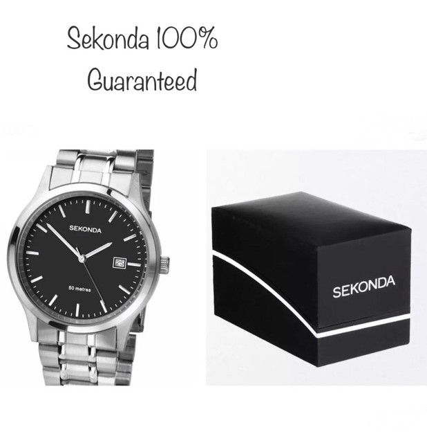 Sekonda Mens Analogue Black Dial Date 