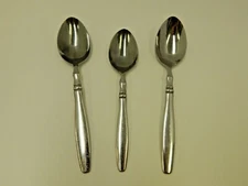 Lot of 3 VTG Reed & Barton Perth Select Stainless Steel Tablespoon Tea Spoon