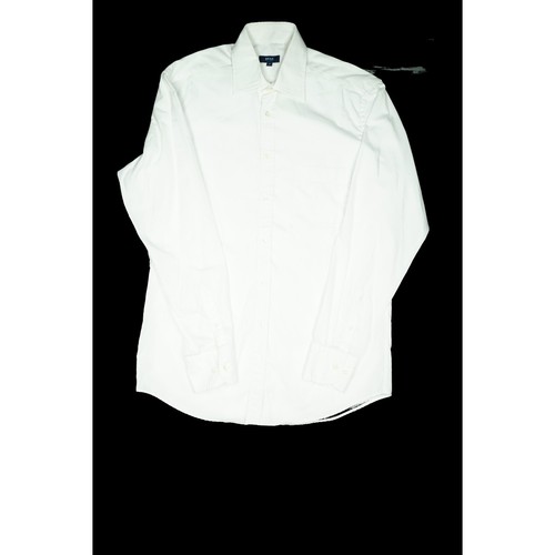 BRAX Kristian Herren Hemd Langarm Business Anzug Hochzeit Gr. 39 XL weiß - 第 1/2 張圖片