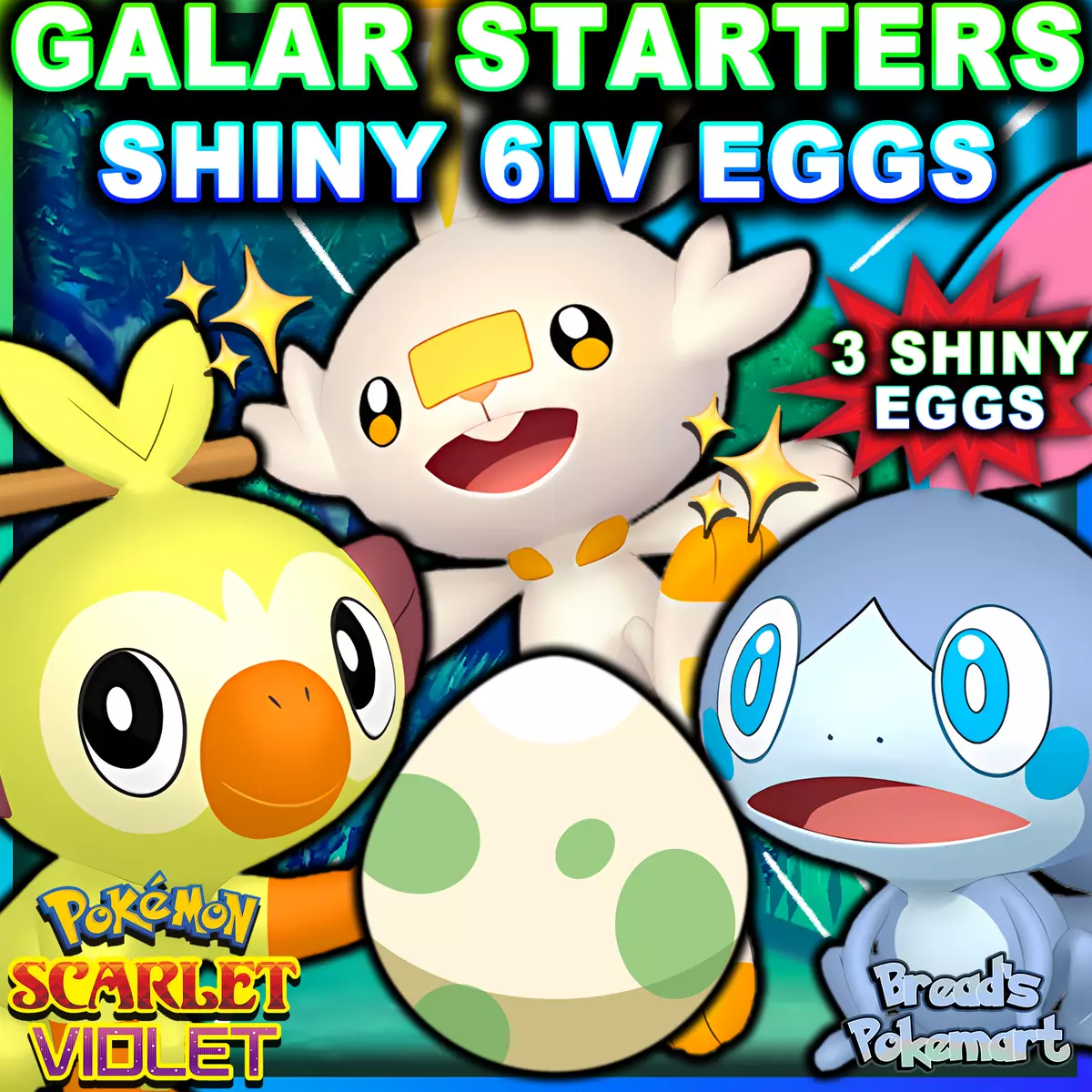 How to get the Galar starters in Pokemon Scarlet and Violet