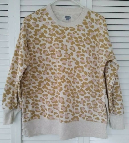 LADIE'S AERIE DESERT LEOPARD SWEATSHIRT 