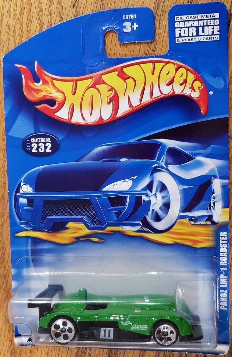 2001 Hot Wheels Green PANOZ LMP-1 Roadster #232 | eBay