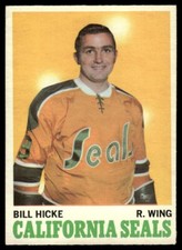 1970-71 O-Pee-Chee Bill Hicke California Golden Seals #76