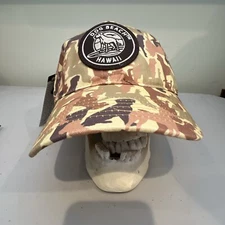 Dog Beach Hawaii Hat Cap All Over Print Malibu Shirts Brand New