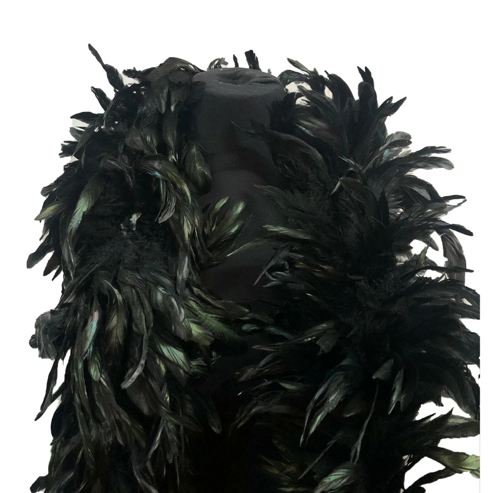 Boa de plumas de fantasía gruesa y completa de lujo 72 pulgadas para disfraces y accesorios Foto 2 de 4