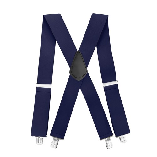 Jackster Suspenders X-back adjustable with strong Jumbo clips 2" wide - Picture 41 of 64