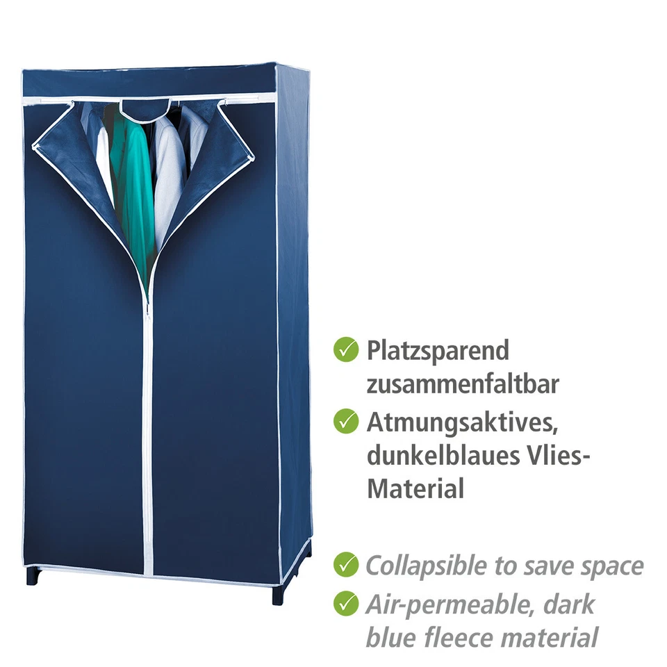 WENKO Kleider Schrank AIR Garderobe Aufbewahrung Kleidung Textil Wäsche Zimmer - Bild 4 von 4