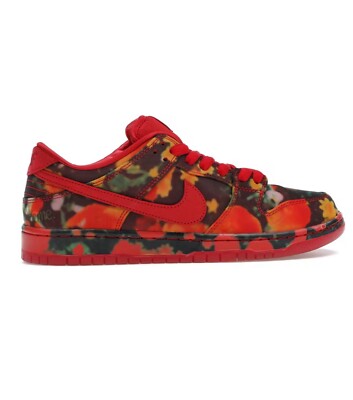 Nike SB Dunk Low Pro Wizard of Oz Poppy Field Ruby Yellow - Size 9.5 Men s US