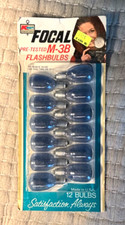 Focal M-3B Flash Bulbs Vintage  70s UNOPENED IN ORIGINAL PACKAGING UNPUNCHED