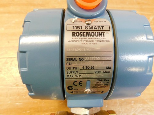 Rosemount 1151AP5S12B1 Pressure Transmitter 45VDC NEW CSQ - Picture 3 of 4