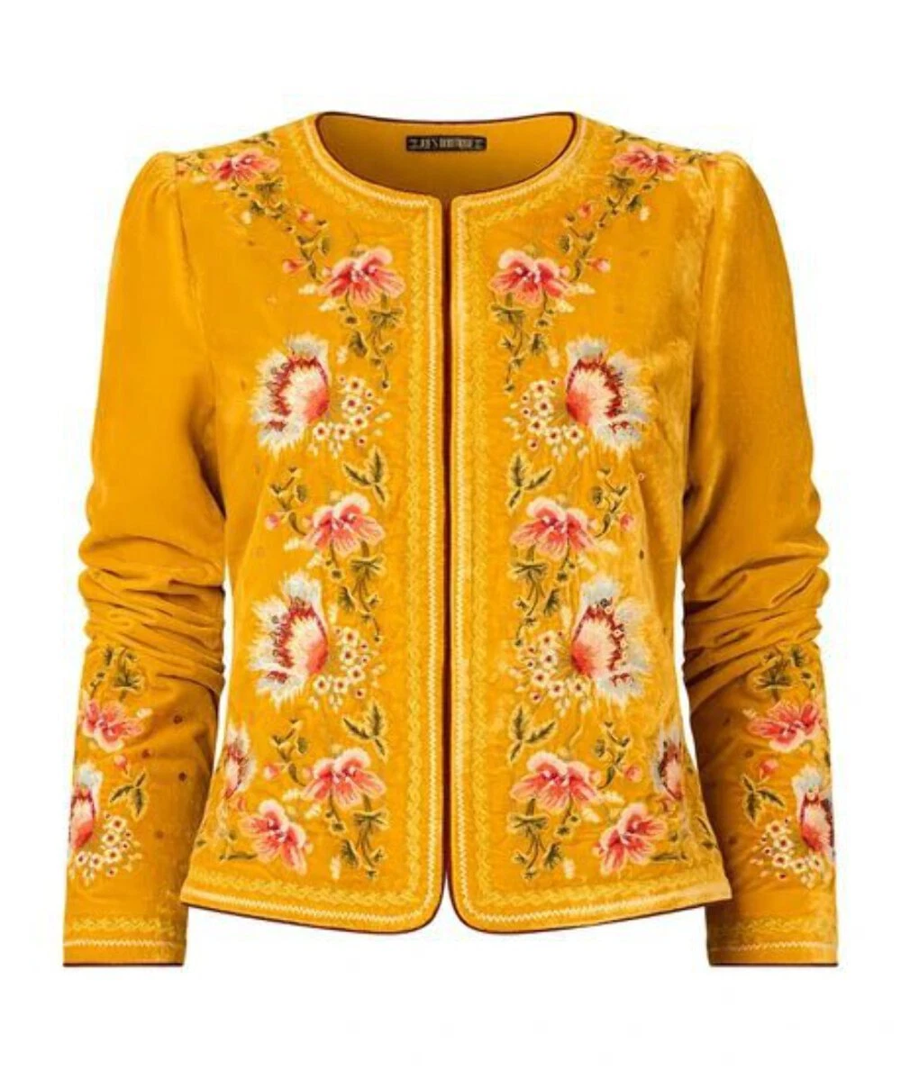 Elegantly Embroidered Boutique Jacket JOE BROWNS Autumn Winter