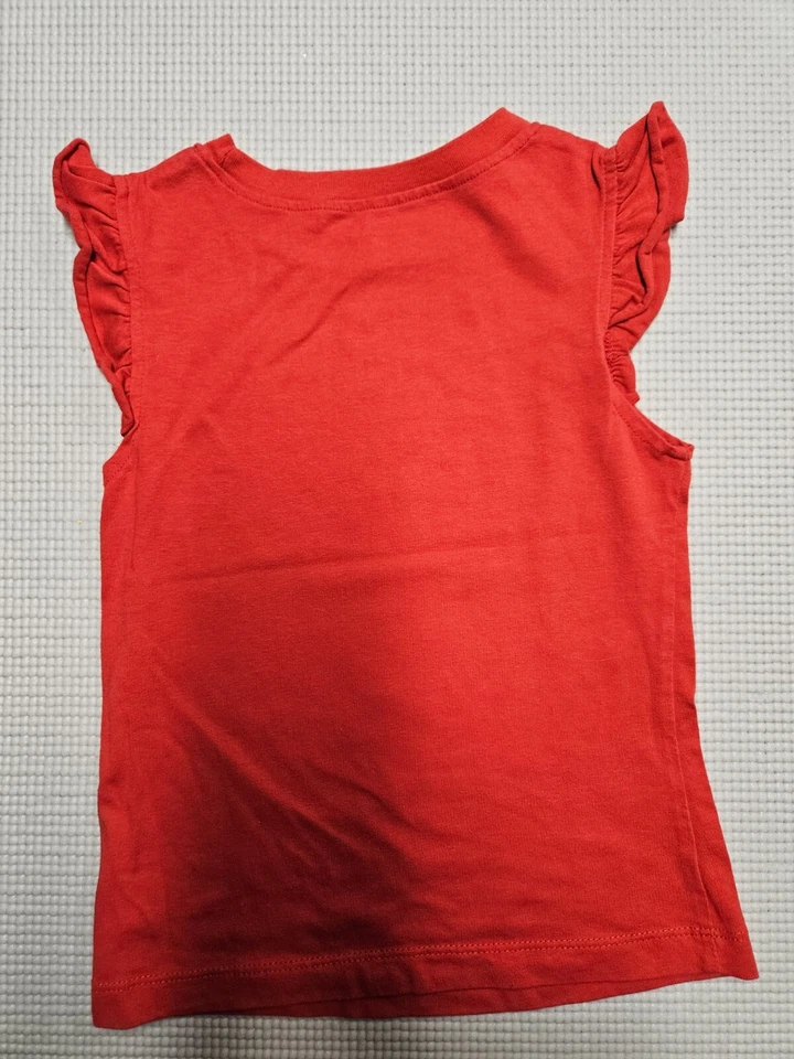 Camisa Hello Kitty Roja Ligera Sin Mangas Brillantes 4 Foto 3 de 3