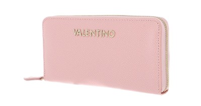 VALENTINO Divina Zip Around Wallet Geldbörse Cipria Rosa Neu