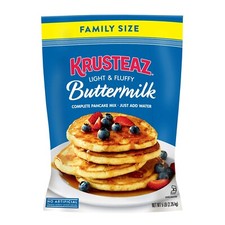 Krusteaz Complete Buttermilk Pancake and Waffle Mix, Light  Fluffy, 5 lb Bag
