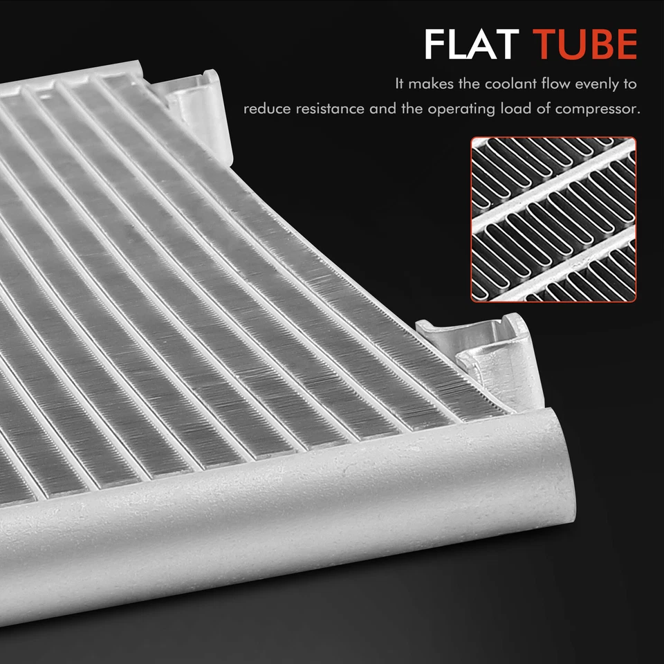 Condensador de aire acondicionado con conjunto receptor secador para Pontiac Vibe 03-08 Foto 3 de 4