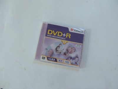 Verbatim  DVD-R 120 Mins,8X,4.7GB Blank Discs, Lot Of 7, NEW SEALED