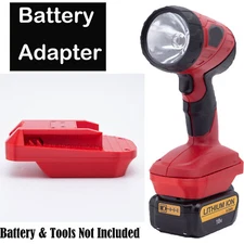 Battery Adapter For Dewalt 20V MAX Lithium Battery to For Skil 18V Ni-Cad Tools