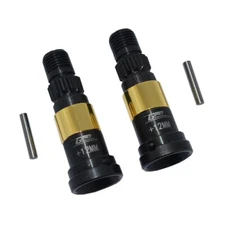 GPM Racing Harden Steel #45 Front Or Rear CVD Joint +12mm Black : 1/5 X-Maxx