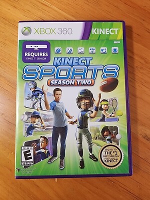 Kinect Sports: Season 2 Two (Microsoft Xbox 360, 2011) Complete CIB W/ Manual P1