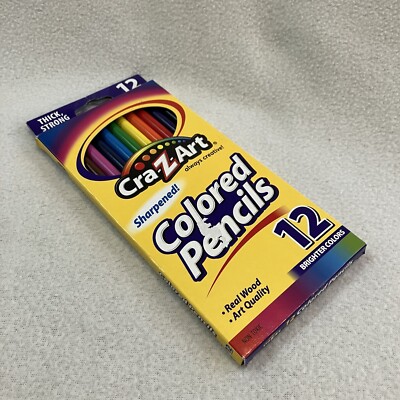 Cra-Z-Art Colored Pencils, Assorted Colors, Pre-Sharpened Real