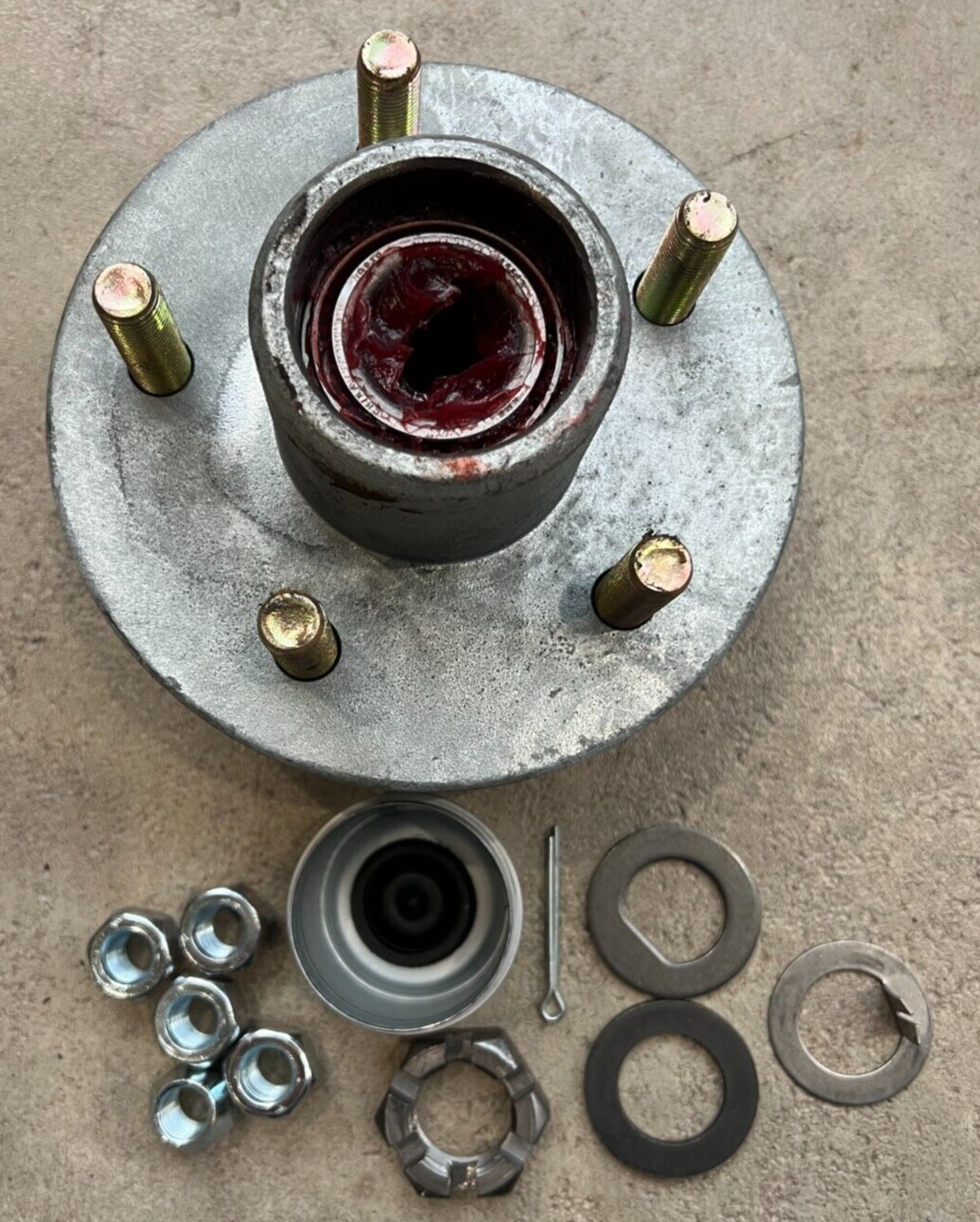 Galvanized Idler Hub 3500 LB Trailer Axle MAT Dexter RA Lippert ALKO | eBay