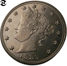 1883 (no cent) Liberty V Nickel ~ Gem BU ~ Better Date! ~ 1 Coin