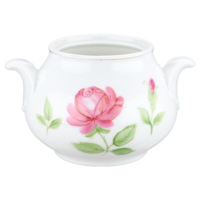 Zuckerdose ohne Deckel Augarten Wien Wiener Rose 5089