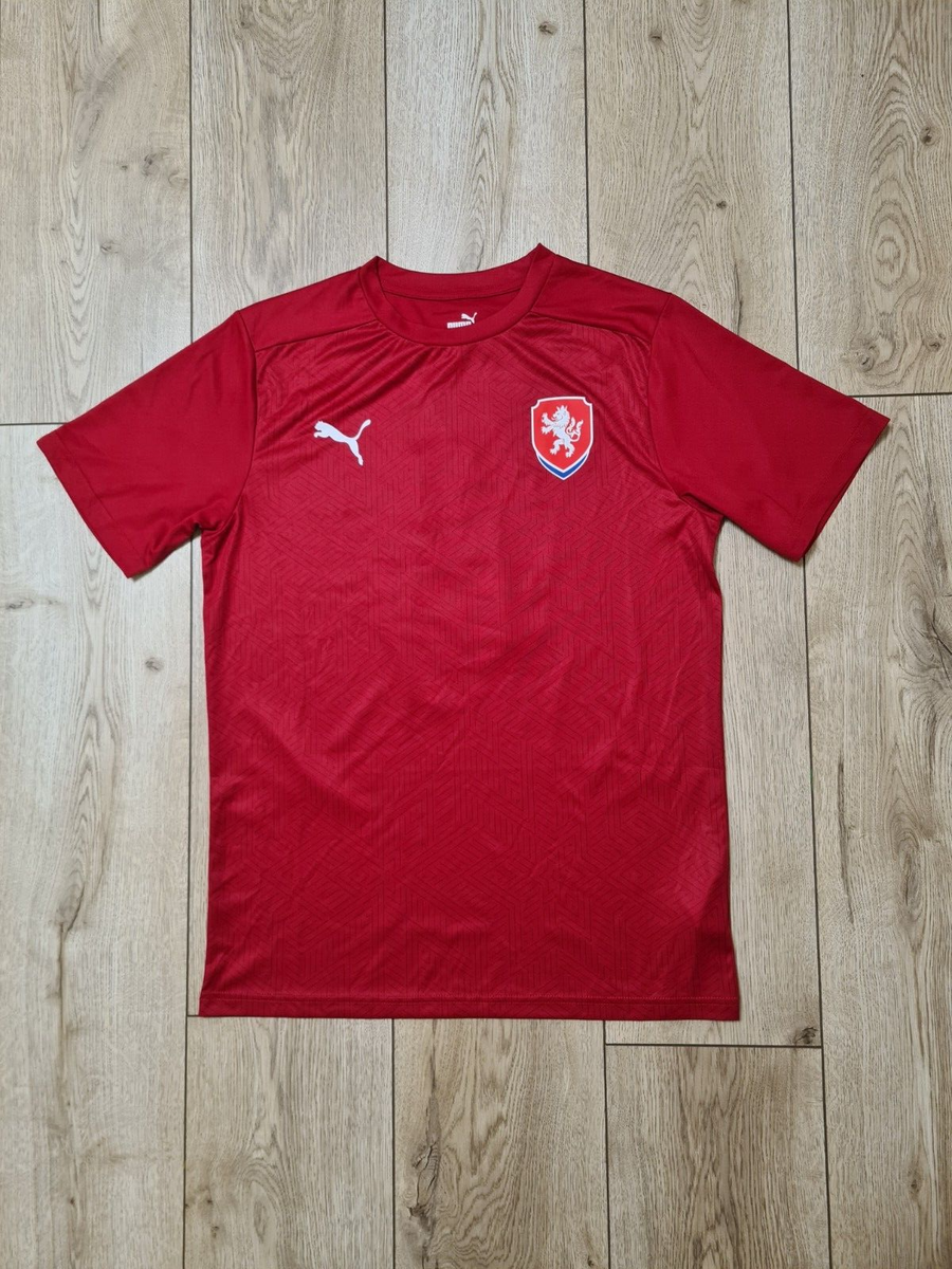 CZECH REPUBLIC 2020 2022 HOME NATIONAL TEAM FOOTBALL SHIRT SOCCER