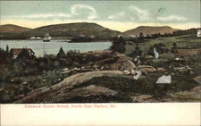 North East Harbor Maine ME Somes Sound c1910 Vintage Postcard