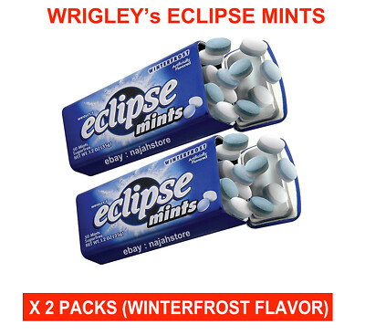Mints Sweet Candy Wrigleys Eclipse Winterfrost Flavor x 2 Packs Breath Mints