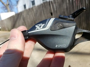 sram x7 2 speed shifter