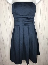 Vintage Y2K Teeze Me Strapless Dress Juniors Size 5 Navy Blue