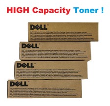 4 x Original Toner DELL 2150cn 2150cdn 2155cn 2155cdn / N51XP 769T5 NPDXG 8WNV5
