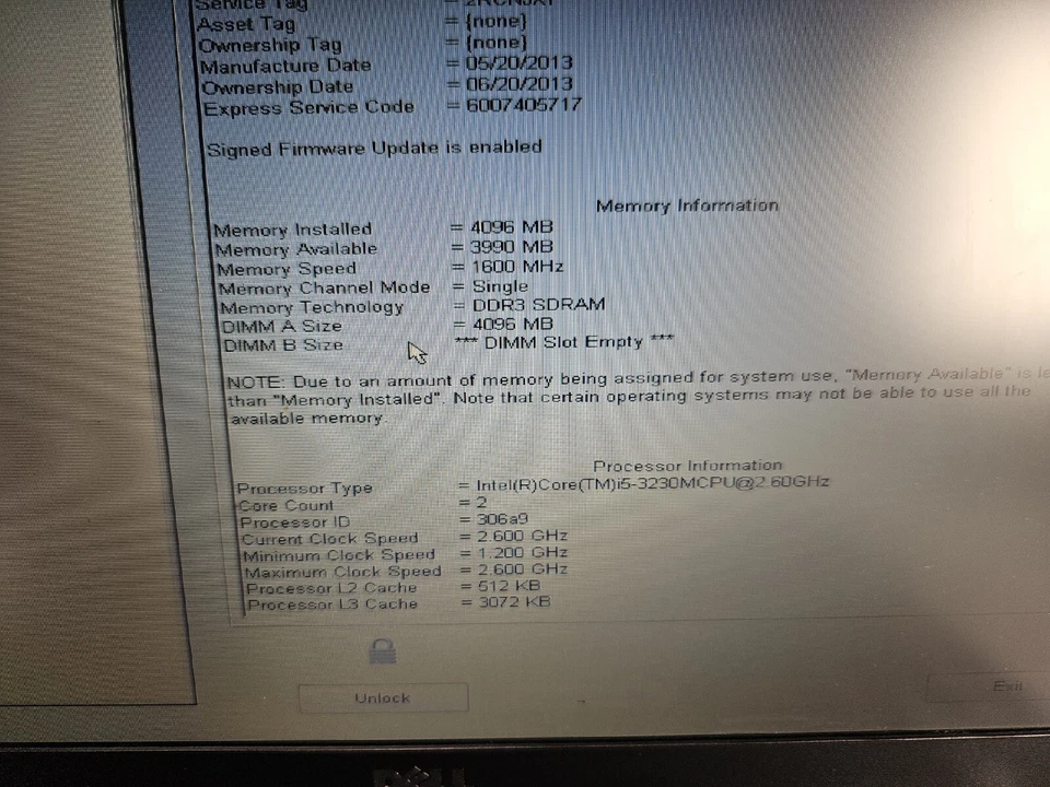 PORTATIL DELL Latitude E5530 Core i5- 15.6" 4GB 320GB HDD BOTAS SIN SISTEMA OPERATIVO Foto 4 de 4