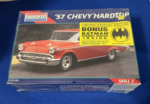 1957 Chevy Hardtop Kit 1:24 Bonus Batman Comic Reprint No 279 1995 Monogram - Picture 8 of 8
