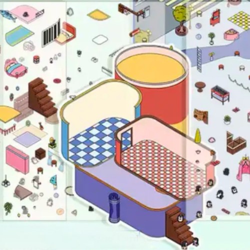 Two Extra Large (3D) Isometric Scene Rooms. Treehouse and Canned Apartment. - Picture 5 of 9