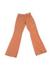 1970s orange/salmon Sears bell bottoms